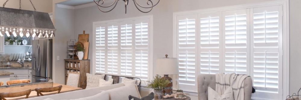 Plantation shutters in Winder kitchen